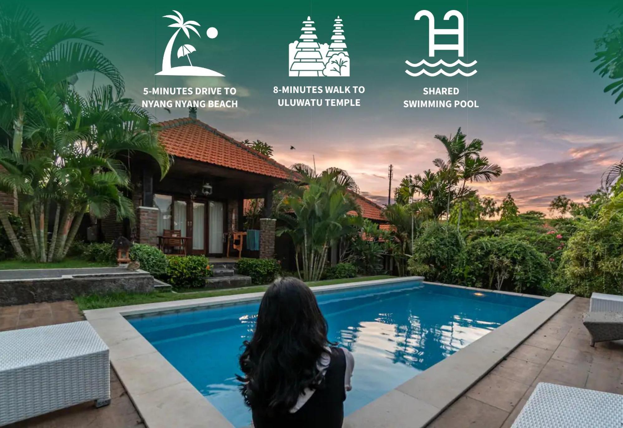 Kubu Nyang Nyang Uluwatu Apartment Bagian luar foto